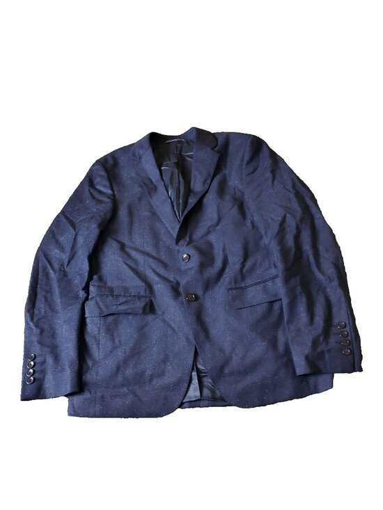 Tommy Hilfiger Other - Tommy Hilfiger Silk Blend Blazer Mens 48 Blue Paulo Olivera Wool Suit Jacket